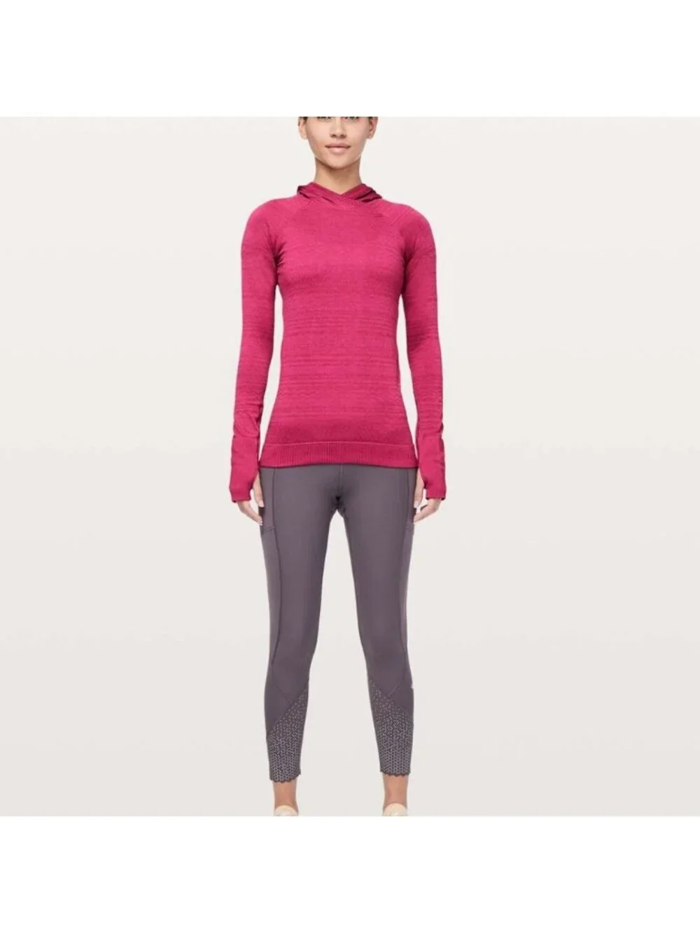 Lululemon Rest Less Hoodie Violet Red / Violet Red